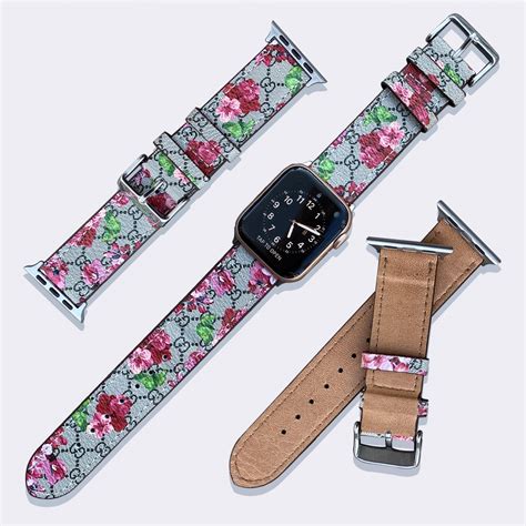 gucci flower apple watch band|authentic gucci apple watch bands.